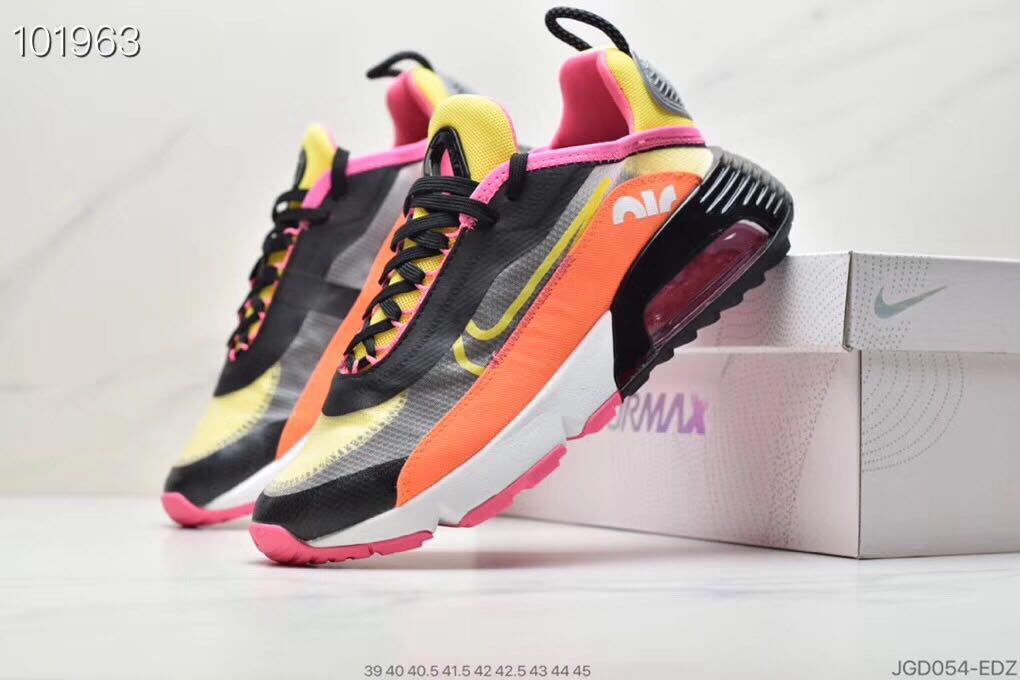 Nike Air Max Vapormax 2090 Flyknit Orange Black White Shoes